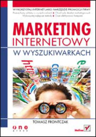 Marketing internetowy w wyszukiwarkach Tomasz Frontczak - okladka książki