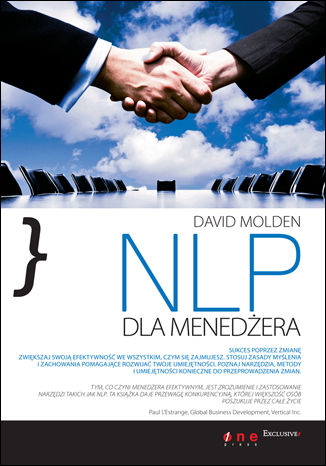 NLP dla menedżera David Molden - okladka książki