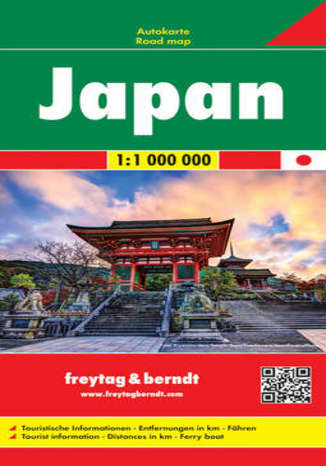 Japonia. Mapa Freytag & Berndt / 1:1 000 000 Praca zbiorowa - okladka książki