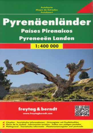 Pireneje. Mapa Freytag & Berndt / 1:400 000 Praca zbiorowa - okladka książki