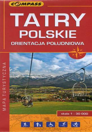 Tatry Polskie - orientacja południowa, 1:30 000  - okladka książki