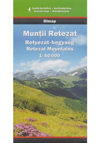 Góry Retezat. Mapa turystyczna Szarvas  - okladka książki