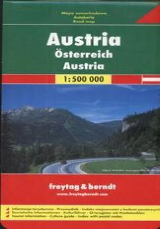 Austria. Mapa - - okladka książki