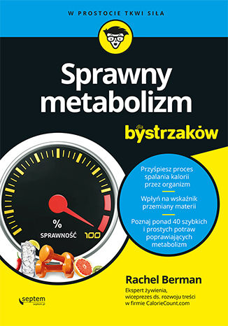 Sprawny metabolizm dla bystrzaków Rachel Berman - okladka książki