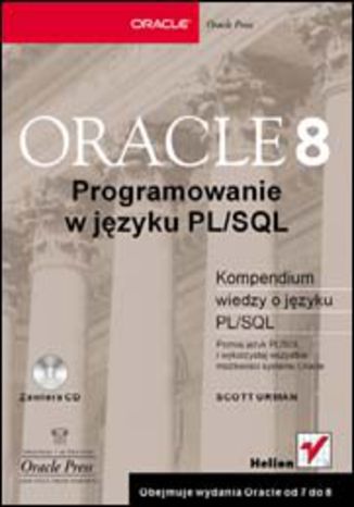 Oracle8. Programowanie w języku PL/SQL Scott Urman - okladka książki