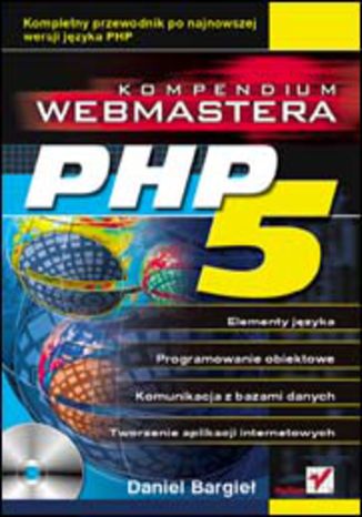 PHP5. Kompendium webmastera Daniel Bargieł - okladka książki