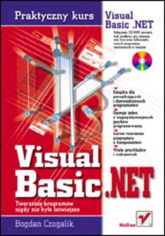 Praktyczny kurs Visual Basic .NET Bogdan Czogalik - okladka książki