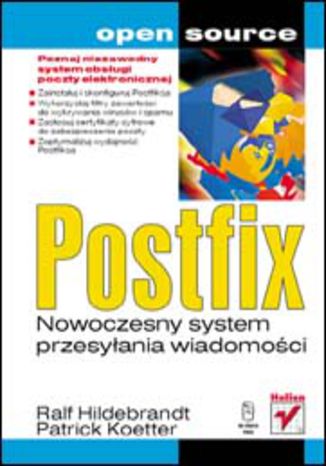 Postfix. Nowoczesny system przesyłania wiadomości Ralf Hildebrandt, Patrick Koetter - okladka książki