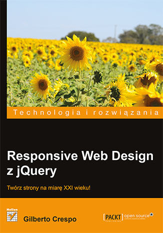 Responsive Web Design z jQuery Gilberto Crespo - okladka książki