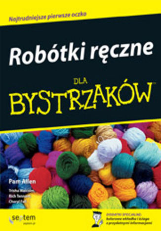 Robótki ręczne dla bystrzaków Pam Allen - okladka książki
