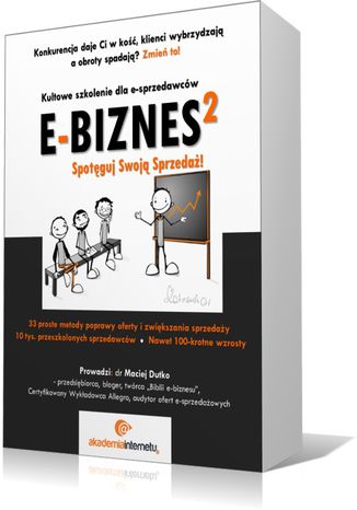 E-biznes do Kwadratu Maciej Dutko - okladka książki