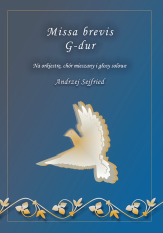 Missa brevis G-dur Andrzej Sejfried - okladka książki