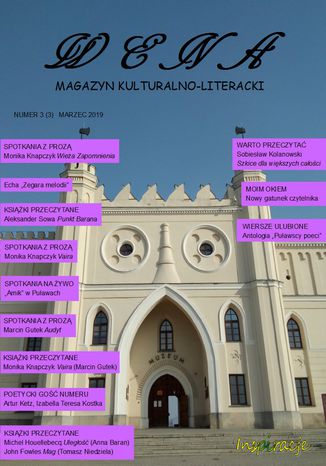 Wena - magazyn kulturalno-literacki, nr 3 Monika Knapczyk - okladka książki