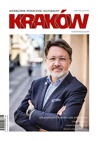 Miesięcznik Kraków, wrzesień 2019 Miesięcznik Kraków - okladka książki