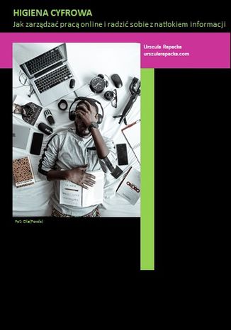 Higiena cyfrowa: Jak zarządzać pracą online i radzić sobie z natłokiem informacji Urszula Rapacka - okladka książki