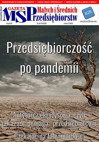 Gazeta MSP maj 2020 Tomasz Peplak - okladka książki