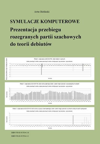 Symulacje komputerowe. Prezentacja przebiegu rozegranych partii szachowych do teorii debiutów Artur Bieliński - okladka książki