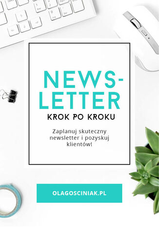 Newsletter Ola Gościniak - okladka książki