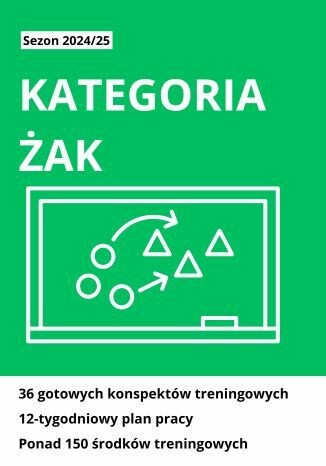 Konspekty treningowe żak F1/F2. 36 gotowych treningów Trening Dzieci 2.0. - okladka książki