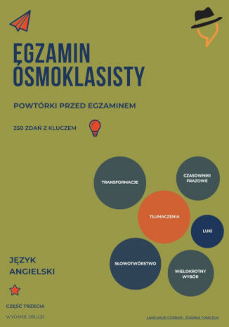 Egzamin ósmoklasisty. Powtórki przed egzaminem. Część 3 Joanna Tomczuk - okladka książki