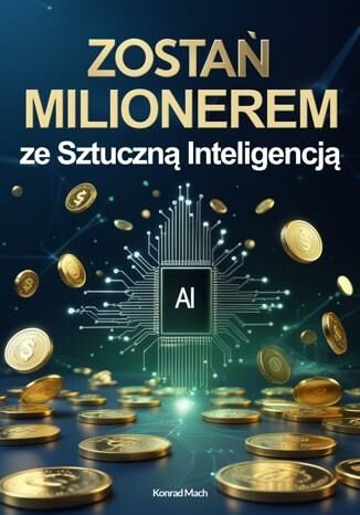 Zostań milionerem ze Sztuczną Inteligencją Konrad Mach - okladka książki