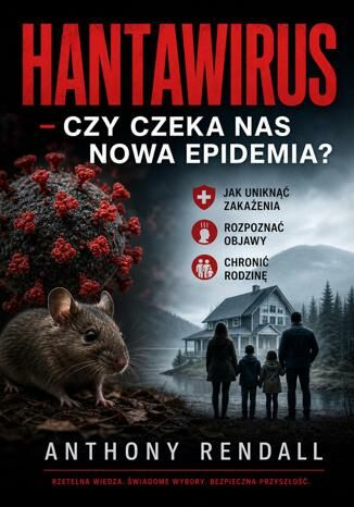 Hantawirus - czy czeka nas nowa epidemia? Jak uniknąć zakażenia, rozpoznać objawy i chronić rodzinę Anthony Rendall - okladka książki