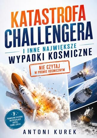 Katastrofa Challengera i inne największe wypadki kosmiczne. Nie czytaj w promie kosmicznym Antoni Kurek - okladka książki