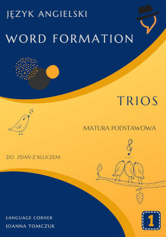 Word formation trios Joanna Tomczuk - okladka książki
