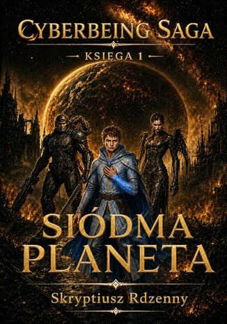 SAGA CYBERJESTESTWA KSIĘGA 1 SIÓDMA PLANETA. Wydanie 4, rozszerzone Skrypiusz Rdzenny - okladka książki