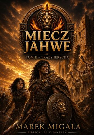 Trąby Jerycha - Miecz Jahwe tom 2 Marek Migała - okladka książki