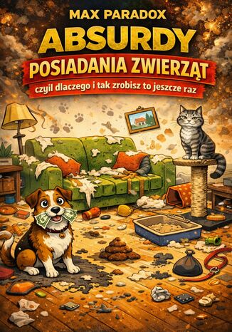 Absurdy posiadania zwierząt. Czyli dlaczego i tak zrobisz to jeszcze raz Max Paradox - okladka książki