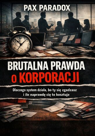Brutalna prawda o korporacji. Dlaczego system działa, bo ty się zgadzasz i ile naprawdę cię to kosztuje Pax Paradox - okladka książki