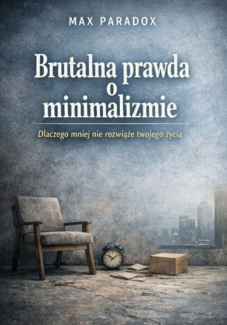 Brutalna prawda o minimalizmie. Dlaczego mniej nie rozwiąże twojego życia Max Paradox - okladka książki