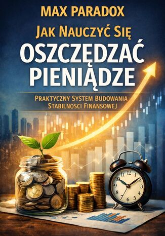 Poradnik jak nauczyć się oszczędzać pieniądze. Praktyczny system budowania stabilności finansowej Max Paradox - okladka książki