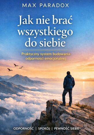 Poradnik jak nie brać wszystkiego do siebie. Praktyczny system budowania odporności emocjonalnej Max Paradox - okladka książki