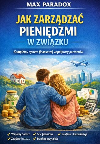 Poradnik jak zarządzać pieniędzmi w związku. Kompletny system finansowej współpracy partnerów Max Paradox - okladka książki
