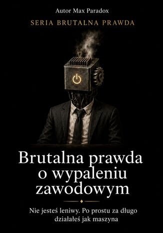 Brutalna prawda o wypaleniu zawodowym. Nie jesteś leniwy. Po prostu za długo działałeś jak maszyna Max Paradox - okladka książki