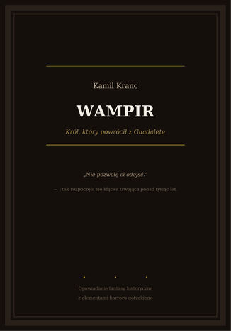 Wampir Kamil Kranc - okladka książki