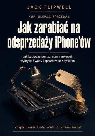 Jak zarabiać na odsprzedaży iPhone\'ów - Jak kupować poniżej ceny rynkowej, wykrywać wady i sprzedawać z zyskiem Max Paradox - okladka książki