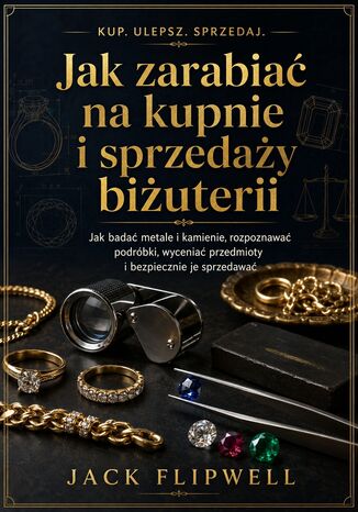Jak zarabiać na kupnie i sprzedaży biżuterii - Jak badać metale i kamienie, rozpoznawać podróbki, wyceniać przedmioty i bezpiecznie je sprzedawać Max Paradox - okladka książki