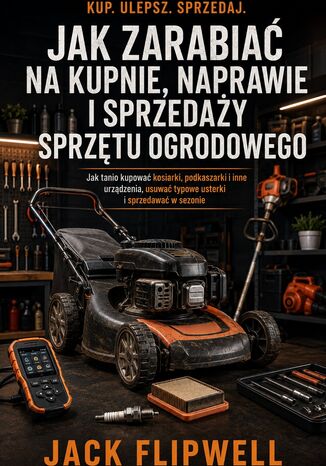 Jak zarabiać na kupnie, naprawie i sprzedaży sprzętu ogrodowego - Jak tanio kupować kosiarki, podkaszarki i inne urządzenia, usuwać typowe usterki i sprzedawać w sezonie Max Paradox - okladka książki