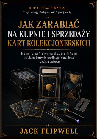 Jak zarabiać na kupnie i sprzedaży kart kolekcjonerskich - Jak analizować ceny sprzedaży, oceniać stan, wybierać karty do gradingu i ograniczać ryzyko rynkowe Max Paradox - okladka książki