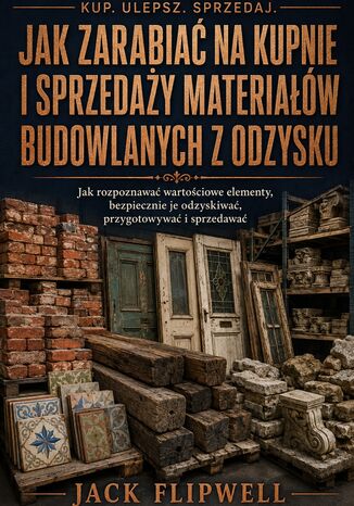 Jak zarabiać na kupnie i sprzedaży materiałów budowlanych z odzysku - Jak rozpoznawać wartościowe elementy, bezpiecznie je odzyskiwać, przygotowywać i sprzedawać Max Paradox - okladka książki