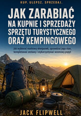 Jak zarabiać na kupnie i sprzedaży sprzętu turystycznego oraz kempingowego - Jak wybierać markowy ekwipunek, sprawdzać jego stan, kompletować zestawy i wykorzystywać sezonowy popyt Max Paradox - okladka książki