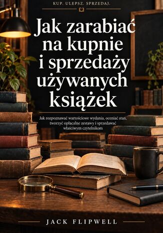 Jak zarabiać na kupnie i sprzedaży używanych książek - Jak rozpoznawać wartościowe wydania, oceniać stan, tworzyć opłacalne zestawy i sprzedawać właściwym czytelnikom Max Paradox - okladka książki