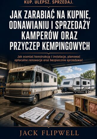 Jak zarabiać na kupnie, odnawianiu i sprzedaży kamperów oraz przyczep kempingowych - Jak oceniać konstrukcję i instalacje, planować opłacalne renowacje oraz bezpiecznie sprzedawać Max Paradox - okladka książki