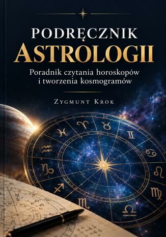 Podręcznik Astrologii. Poradnik czytania horoskopów i tworzenia kosmogramów Zygmunt Krok - okladka książki