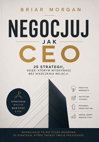 Negocjuj jak CEO Briar Morgan - okladka książki
