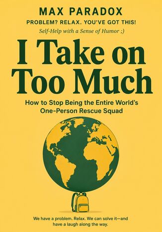 I Take on Too Much - How to Stop Being the Entire World's One-Person Rescue Squad Max Paradox - okladka książki