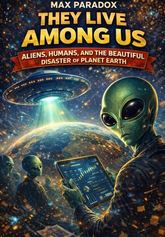 They Live Among Us - Aliens, Humans, and the Beautiful Disaster of Planet Earth Max Paradox - okladka książki